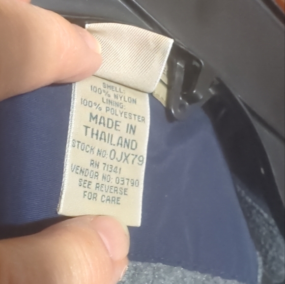 👉L.L. Bean Polartec Vest Men's Small Navy Gray Fleece Inside Sleeveless Jacket - Picture 7 of 12